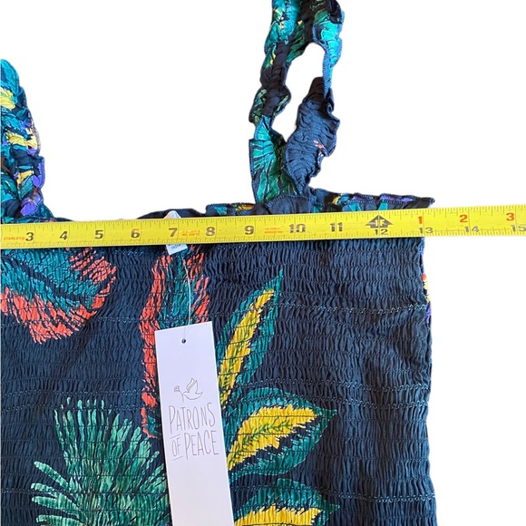 Patrons of Peace Tropical Print Floral Top - Picture 10 of 13